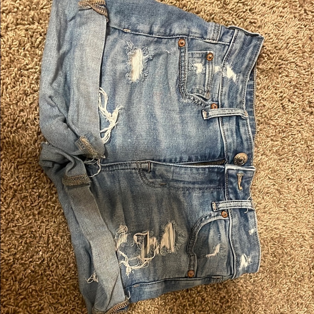 American Eagle Blue Distressed Jeans